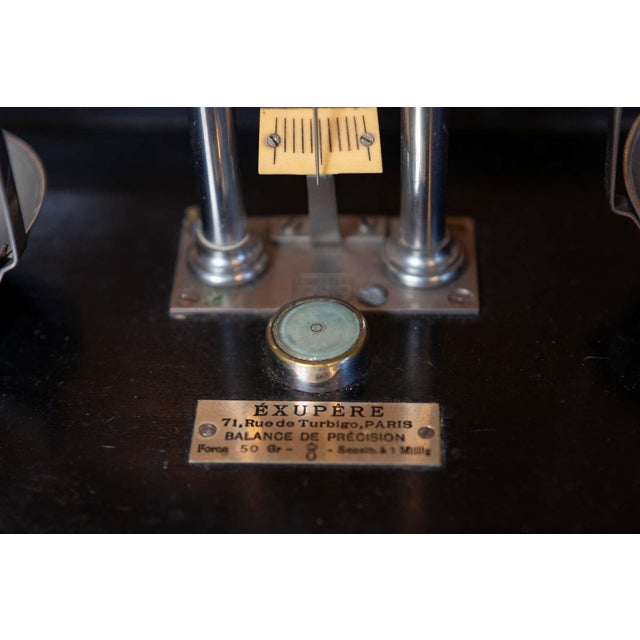 Industrial 20th Century French Glass Case Scale For Sale - Image 3 of 13