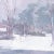 Figurative Contemporary Trees in Snow Winter Landscape Painting by Michelle Farro For Sale - Image 3 of 3
