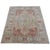 Midcentury Oushak Rug in Neutrals, Flesh Tones, Blues For Sale - Image 11 of 11