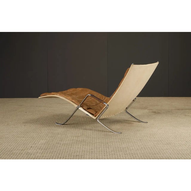 Jørgen Kastholm & Preben Fabricius Original Fk-87 Grasshopper Chaise by Fabricius & Kastholm for Alfred Kill, 1960s For Sale - Image 4 of 18