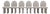 Kadiev Dining Chairs from Dara Maison, Set of 6 For Sale