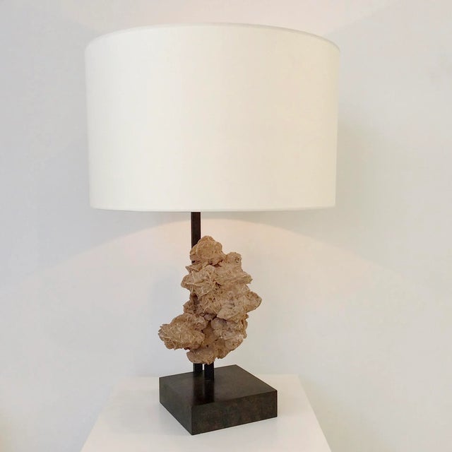 Belgian Desert Rose Table Lamp by Ado Chale, 1970s For Sale - Image 9 of 13