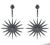 Bochic Classic & Chic Star Black Diamond Earrings Set In 18K Black Gold For Sale - Image 18 of 18