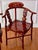 Wood Pair of Chinese Rosewood Corner Chairs With Mother-of-Pearl Inlay, C. 1940 For Sale - Image 7 of 18