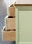 Wood Bassett Furniture Ticino Collection Cream Painted 57" Double Dresser W. Solid Cherry Top 238-96-237 For Sale - Image 7 of 13