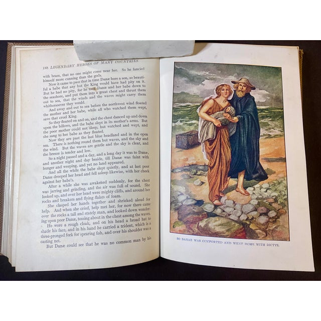 A Pair of the Young Folks Treasury Volume I & Ii; Circa 1917 - Set of 2 For Sale - Image 11 of 15