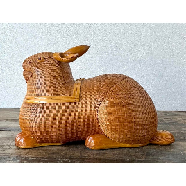 Vintage Shanghai Handicrafts Rabbit For Sale - Image 9 of 12