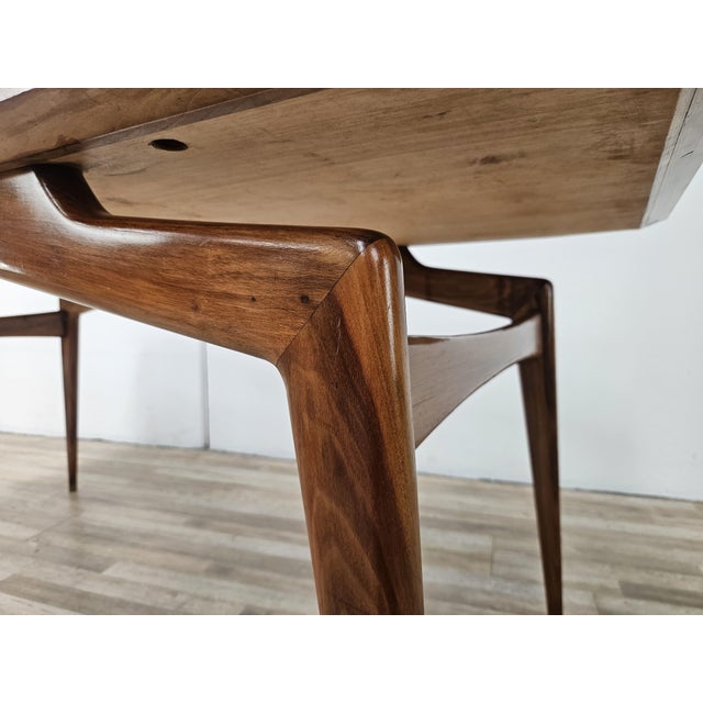 Dining Table with Mirrored Top, 1950s For Sale - Image 14 of 16