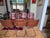 Brown Italian Mid-Century Modern Style Dining Room Chairs For Sale - Image 8 of 13