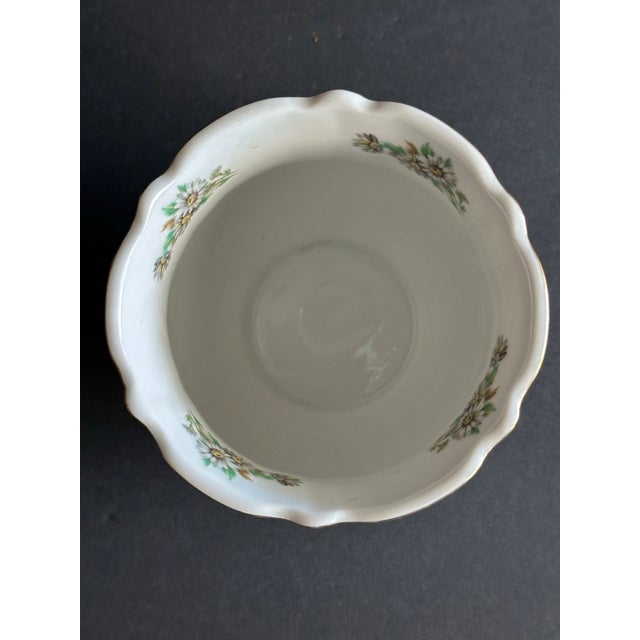 Vintage 1940s/1950s Lenwile Ardalt Imported Chinoiserie Hand Painted Birds and Flowers Porcelain Planter/Vase For Sale - Image 9 of 12