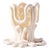Sculptural Postmodern “Indian Summer Vessel” Vase by Gaetano Pesce for Fish Design in White and Amber Polyurethane Resin For Sale