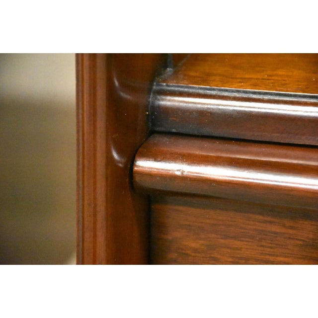 Wood 1960s Mahogany Mid Century Nightstands - a Pair For Sale - Image 7 of 9