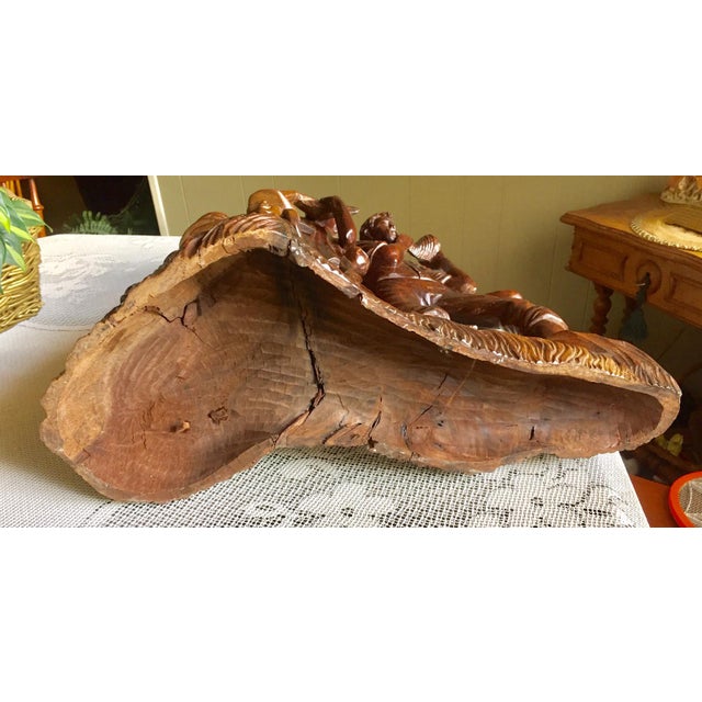 1990s Wooden Hand Carving of Village Musicians-Banda De Chota-Made in Ecuador For Sale - Image 9 of 9