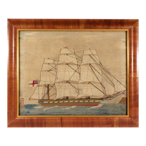 British Sailor’s Woolwork of a British Clipper Ship