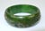 Mid-Century Modern Bakelite Style 1940's Carved Bangle Bracelets, Set of 3 For Sale - Image 3 of 11