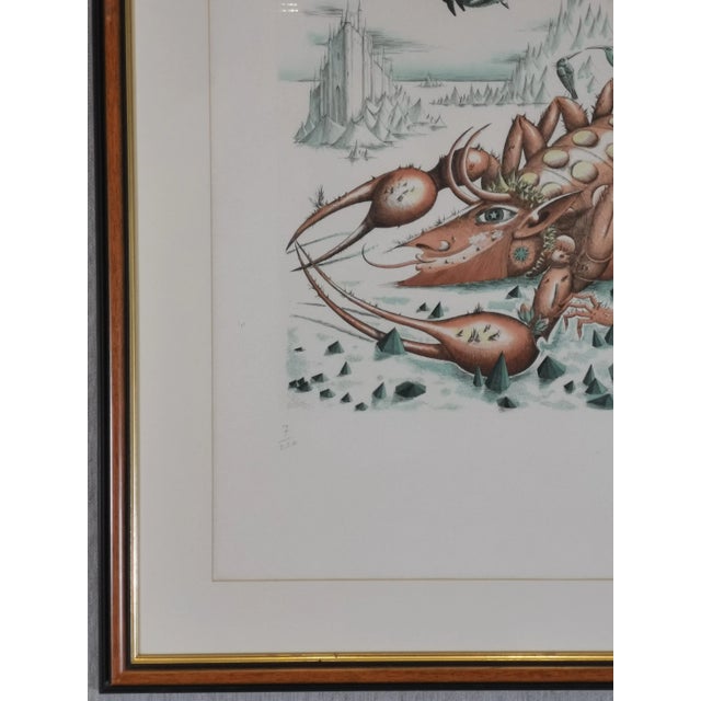 The Signs of the Zodiac the Scorpion Lithograph by Raymond Peynet For Sale - Image 4 of 8