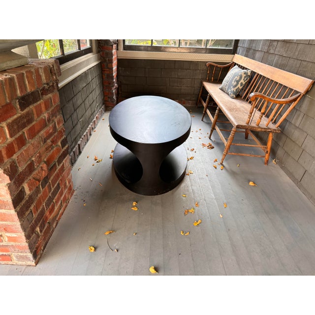 Noir Eclipse Oval Coffee Table | Chairish