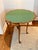 Wood Queen Anne Scalloped Demilune Flip Top Game Table For Sale - Image 7 of 10