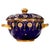 Antique Coalport Jewelled Cobalt Blue Twin-Handled Covered Bowl, 1872 For Sale - Image 14 of 14