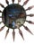 Gold Murano Glass Mirror attributed to Gino Cenedese, 1980s For Sale - Image 8 of 9