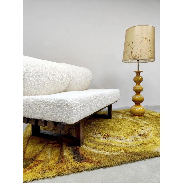 Vintage Design Swedish Rug Rug Rug Roging 'Psychedelic' Dessin Interior Dress Retro 60s Sixties Style Intior Homeinterior...