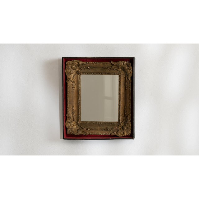19th Century 19th Century France Rococo Gold Wood Mirror For Sale - Image 5 of 7