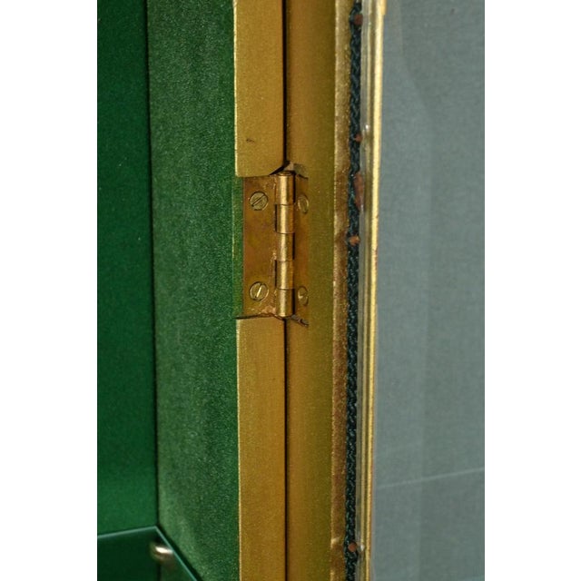 Wall Display Case in Golden Wood, 20th Century For Sale - Image 10 of 18