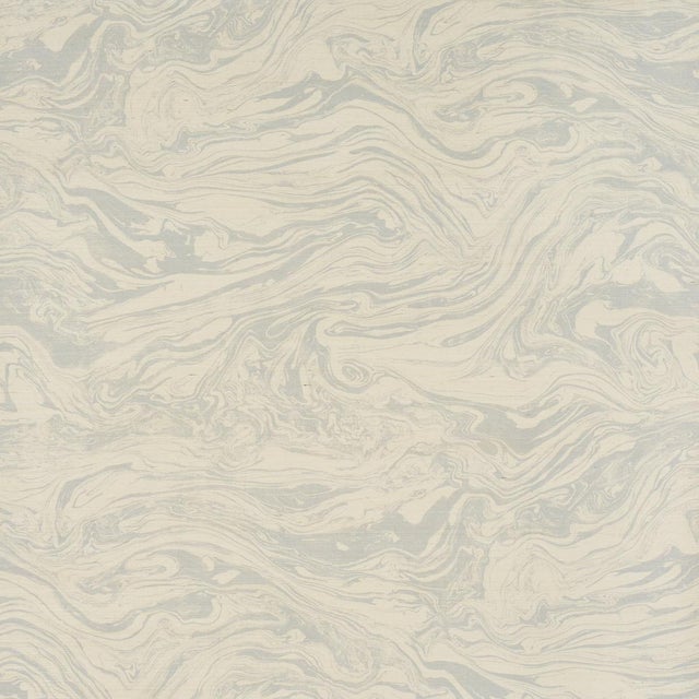 SAMPLE - Schumacher Romeo Sisal Wallpaper In Sky For Sale