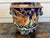 Antique Majolica Bird Planter Cache Pot Jardinière Cobalt Blue Wasmuël C1890 For Sale In Dallas - Image 6 of 18