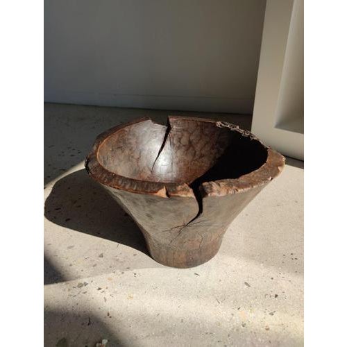Large Vintage Teak Bowl For Sale - Image 18 of 18