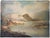 An original early 19th-century watercolour painting, william anderson, figures boarding ferry in estuary landscape.an...