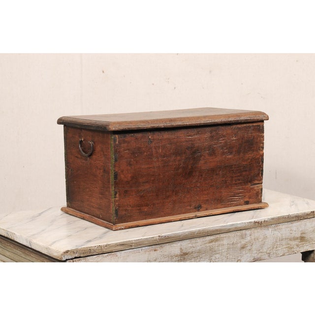 Early 20th C. Teak Box W/ Intricate Carvings For Sale - Image 11 of 12