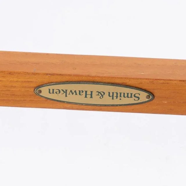 Wood Smith and Hawken Teak Bench For Sale - Image 7 of 9