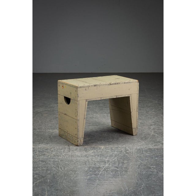 Bossche School Stool, 1960s For Sale - Image 9 of 14