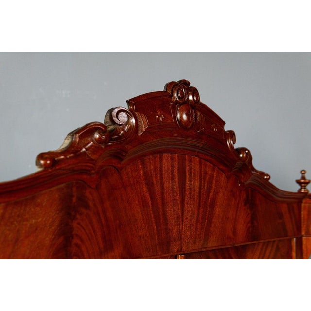 Vintage Brown Display Cabinet For Sale - Image 14 of 18