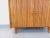 Wood Vintage Secretary in Rattan and Light Wood by Adrien Audoux & Frida Minet, 1960s For Sale - Image 7 of 13