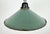 Industrial Petrol Enamel Factory Pendant Lamp, 1960s For Sale - Image 4 of 16