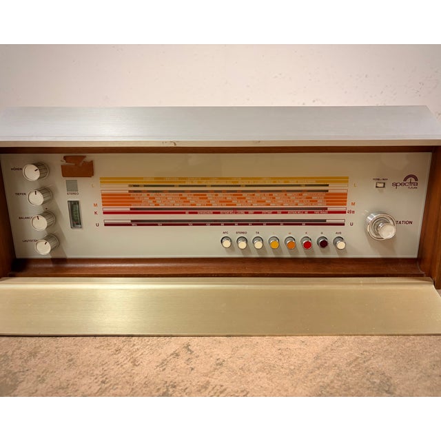 Spectra Futura Stereo System by Raymond Loewy for Nordmende, 1970s, in Very Good conditions. Designed 1960 to 1969 This...