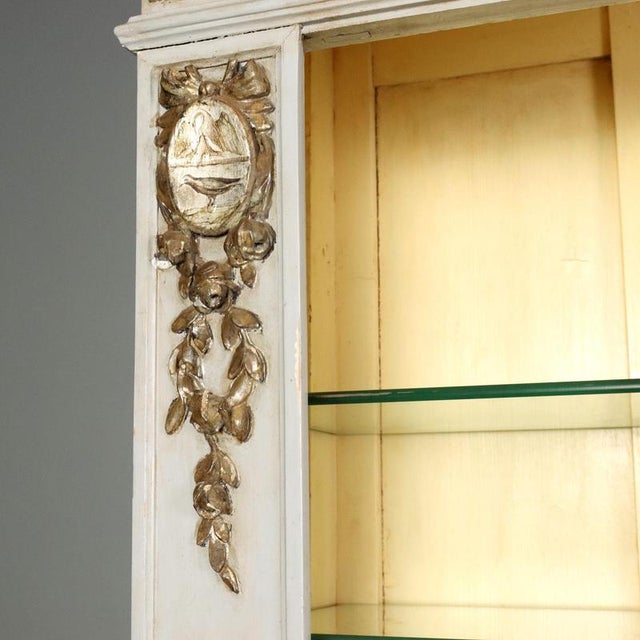 19th Century Two-Part Lacquered Fir Sideboard, Italy For Sale - Image 4 of 16