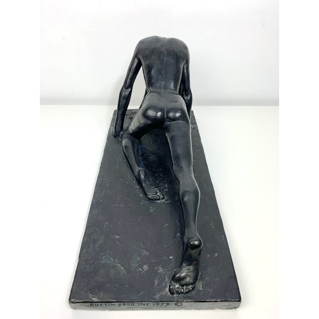 Austin Productions 1979 Austin Productions Jean Pierre Renard Rising Nude Woman Sculpture For Sale - Image 4 of 10