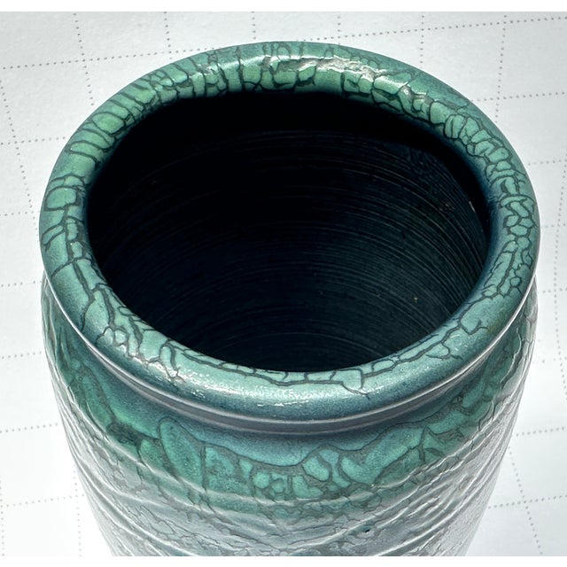 Arts & Crafts Arts & Crafts Alligator Glaze Hampshire Vase For Sale - Image 3 of 6