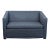 Cb2 Modern Twin Sleeper Sofa in Dark Gray Fabric For Sale