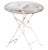 Metal Vintage French Metal Folding Garden Table For Sale - Image 7 of 8