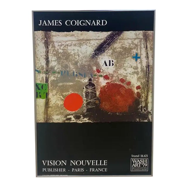 James Coignard 1979 Art Expo Poster Entitled "Vision Nouvelle", Framed 1979 For Sale