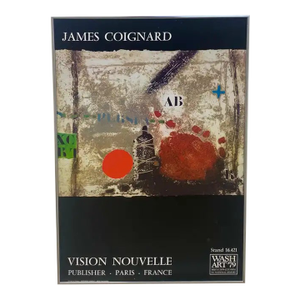 James Coignard 1979 Art Expo Poster Entitled "Vision Nouvelle", Framed 1979