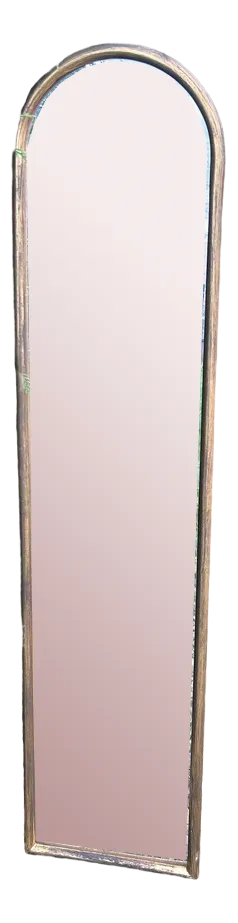 Gilded Wood Floor Mirror, 1950s