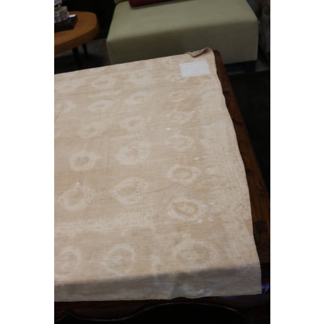 Antique White Early 19th Century Suzani Textile From Uzbekistan For Sale - Image 8 of 9