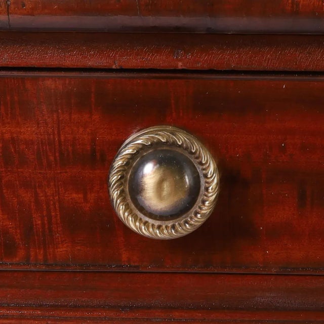 Wood Antique English Marble Top Serving Table or Server For Sale - Image 7 of 9