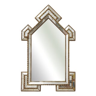Africanist Mirror by Pierre Dariel Dit Dolt, 1940s For Sale