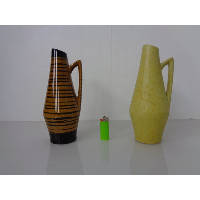 Ceramic Vases by Heinz Siery for Scheurich, 1958, Set of 2 For Sale - Image 6 of 18